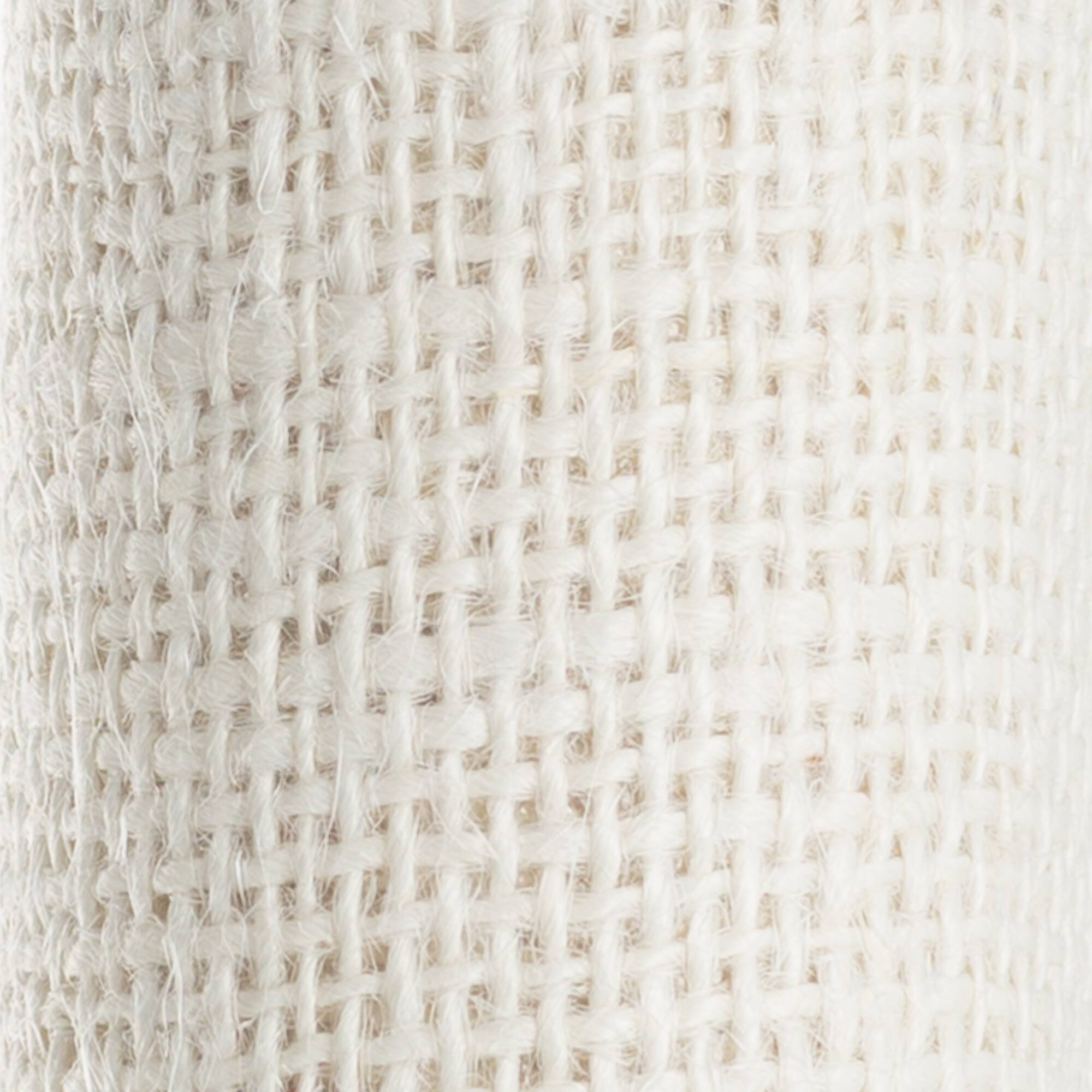 Cream Laminated Burlap Fabric Roll by Loops & Threads®